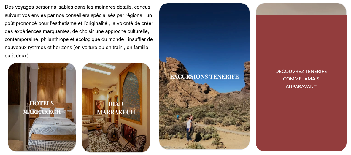 CyberFlair - Exemple d'arnaque voyage sur Instagram